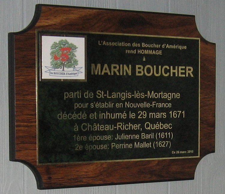 Marin Boucher plaque01jpg