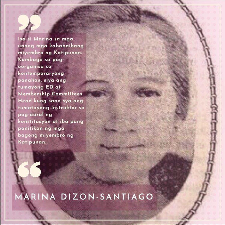 Bahaghari on Twitter: "MARINA DIZON-SANTIAGO One of the first female  members of the revolutionary Katipunan, Marina led educational discussions  on the Constitution as well as other literature for the movement. Marina  then