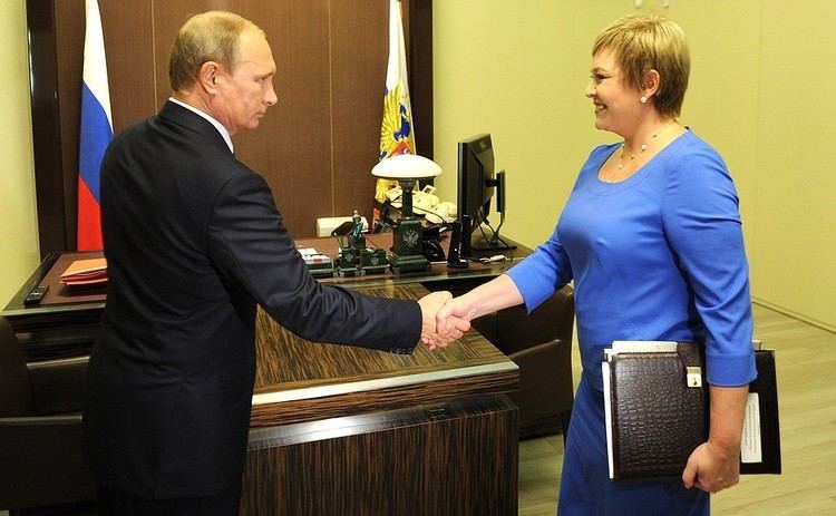 Marina Kovtun Meeting with Governor of Murmansk Region Marina Kovtun