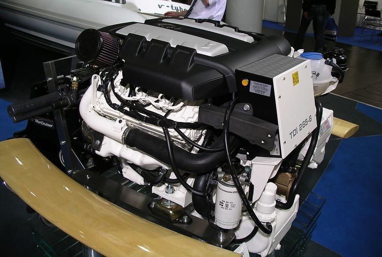 Marine automobile engine