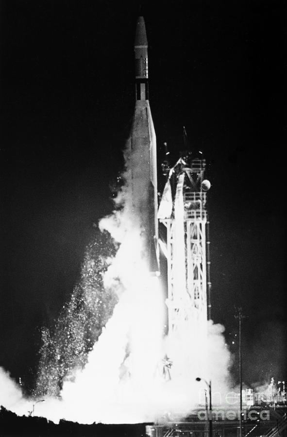 Mariner 1 Mariner 1 Launch 1962 Photograph by Granger