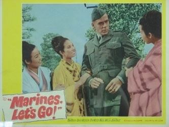 Marines, Let's Go 1961 dated 11 X 14 Color Movie Posters for the movie Marines