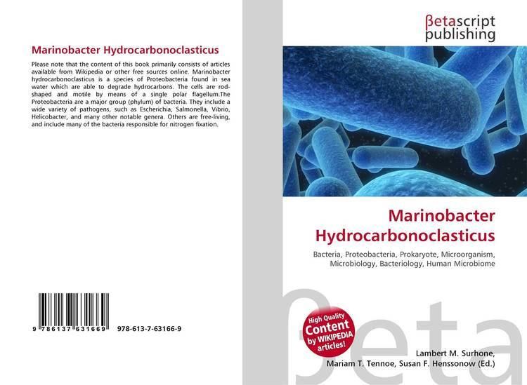 Marinobacter Marinobacter Hydrocarbonoclasticus 9786137631669 6137631664