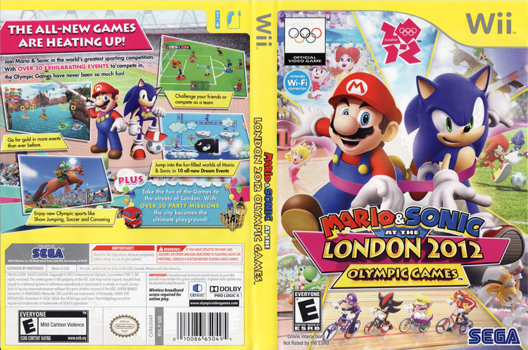 Mario & Sonic at the London 2012 Olympic Games Mario amp Sonic at the Olympic Games Video Game TV Tropes