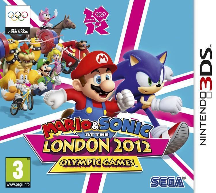 Mario & Sonic at the London 2012 Olympic Games Mario amp Sonic at London 2012 Olympic Games 3DS Box Art