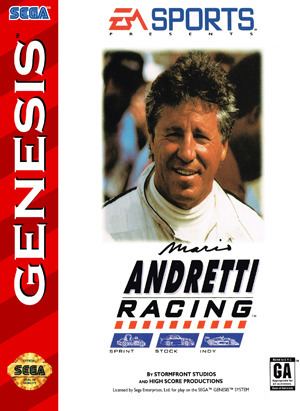 Mario Andretti Racing Sega Genesis Mario Andretti Racing Custom Game Case Retro Game Cases