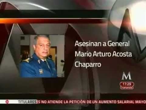 Mario Arturo Acosta Chaparro Asesinan al General retirado Mario Arturo Acosta Chaparro en Polanco