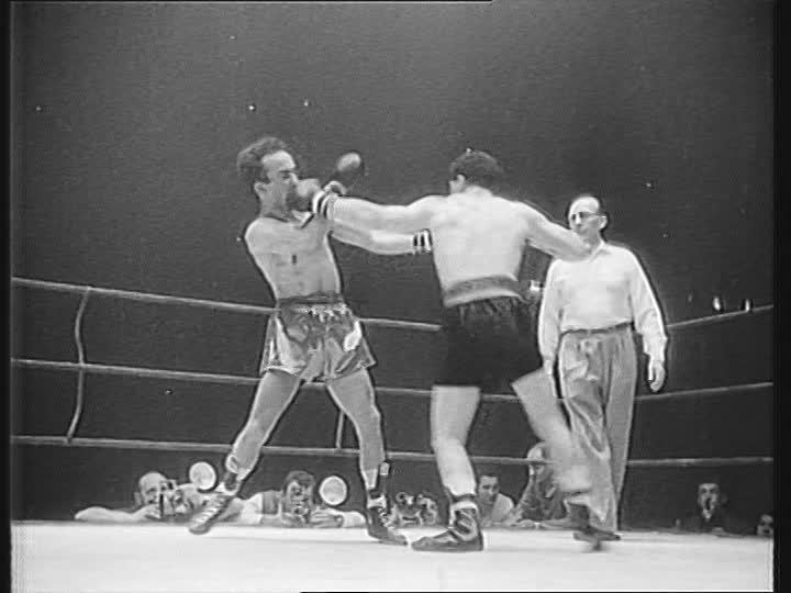 Mario D'Agata Boxing Europe 1957 SD Stock Video 766263350 Framepool