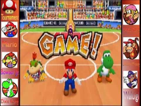 Mario Hoops 3-on-3 Mario hoops 3 on 3 Mushroom tournament Round 1 YouTube