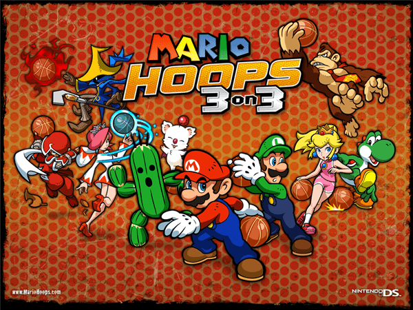 Mario Hoops 3-on-3 Mario Hoops 3on3 more Wii U VC footage GoNintendo