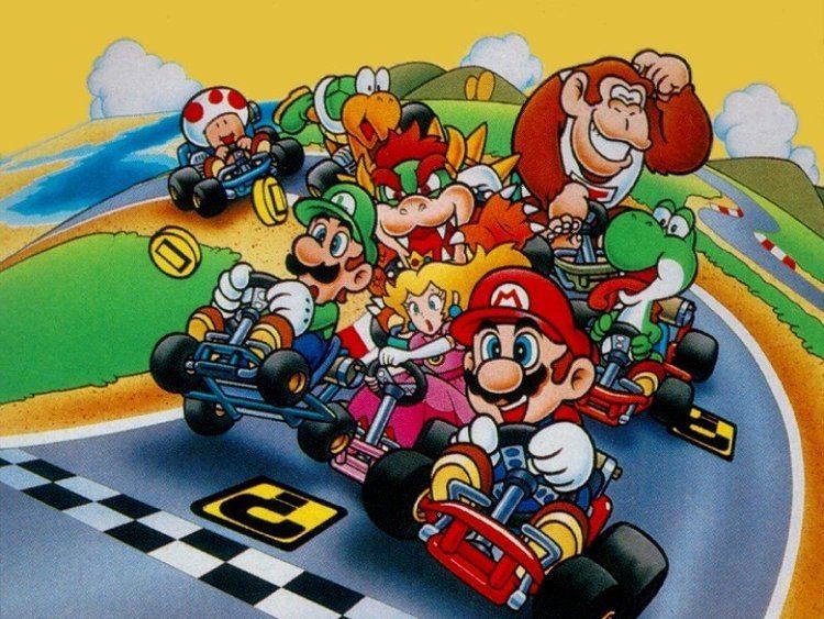 Mario Kart Super Mario Kart USA ROM lt SNES ROMs Emuparadise
