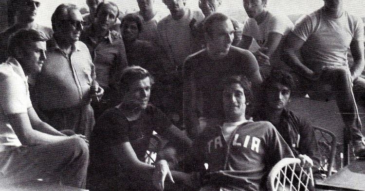 Mario Majoni Water Polo legends 1971 The National team of Italy with Mario Majoni