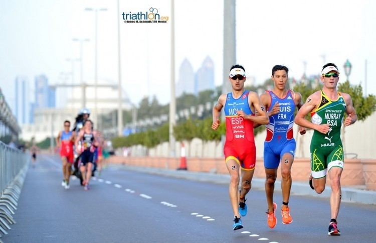 Mario Mola Mario Mola ESP on top in ITU World Triathlon Abu Dhabi