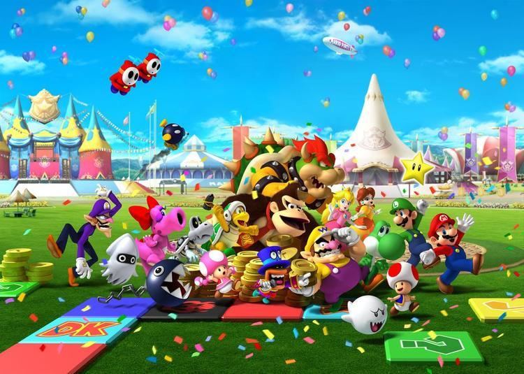 Mario Party 8 Mario Party 8 Wii Artwork including characters logos scenes and