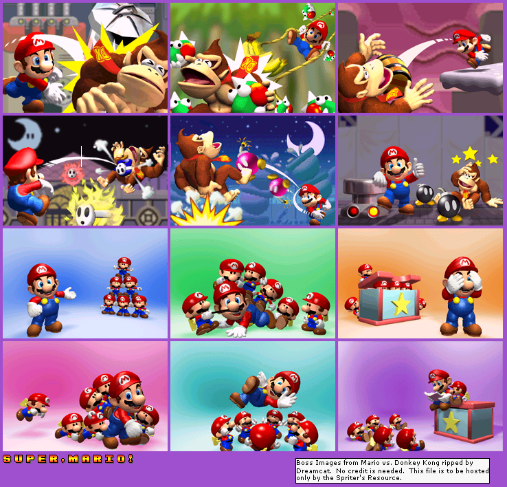 Mario vs. Donkey Kong Mario vs Donkey Kong Sprite Sheets GBA Mario Universecom A