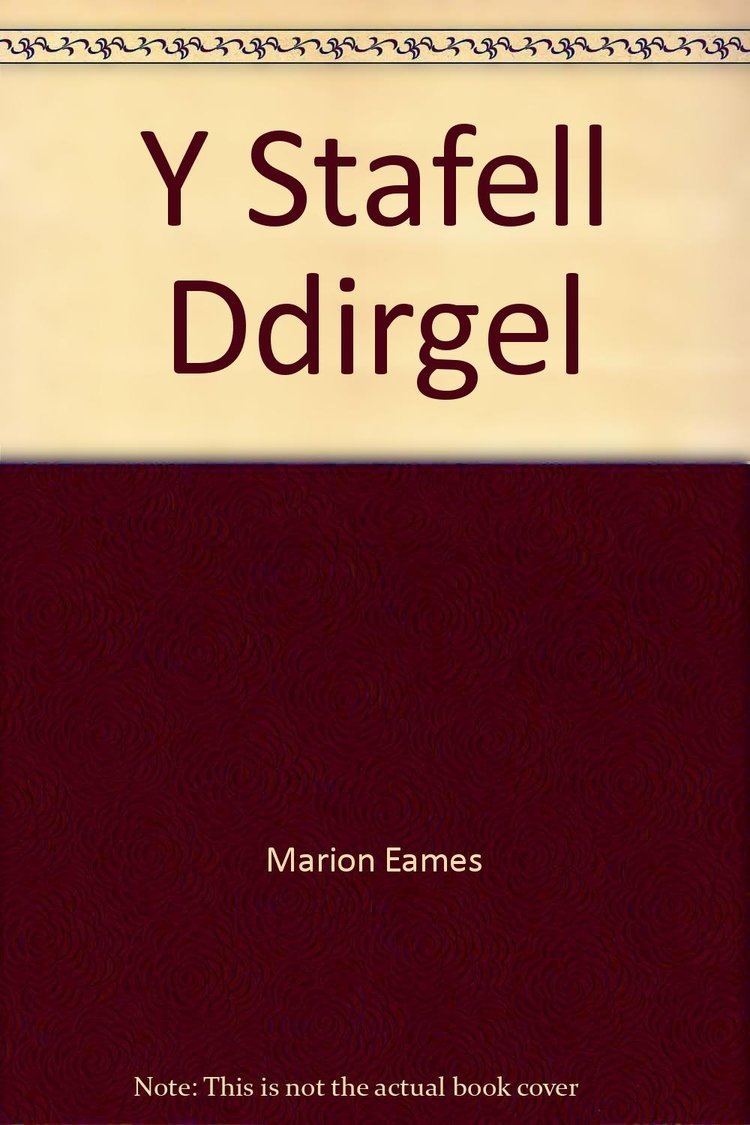 Marion Eames Stafell Ddirgel Y Amazoncouk Marion Eames 9780954602567 Books