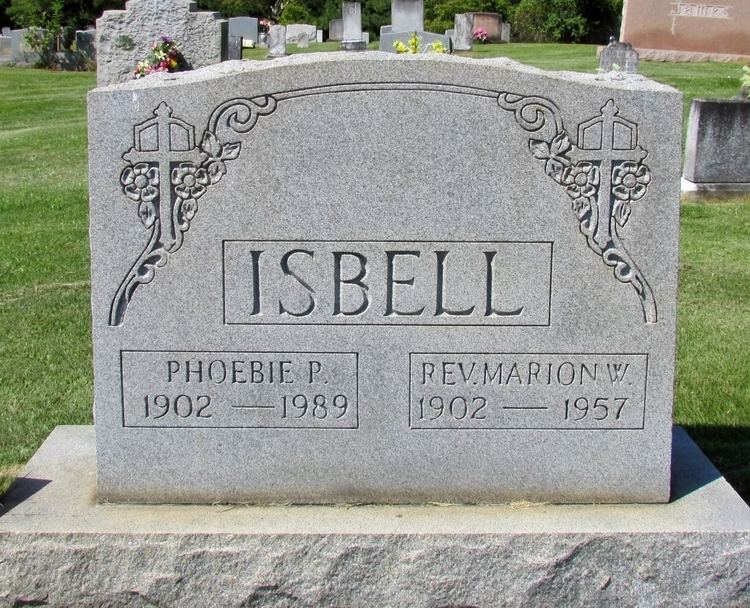 Marion William Isbell Rev Marion William Isbell 1902 1957 Find A Grave Memorial