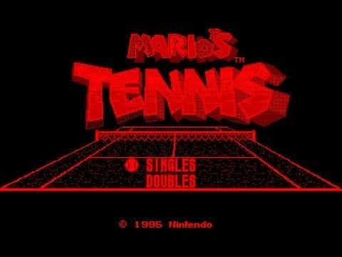 Mario's Tennis Virtual Boy Longplay 12 Mario39s Tennis 3D YouTube