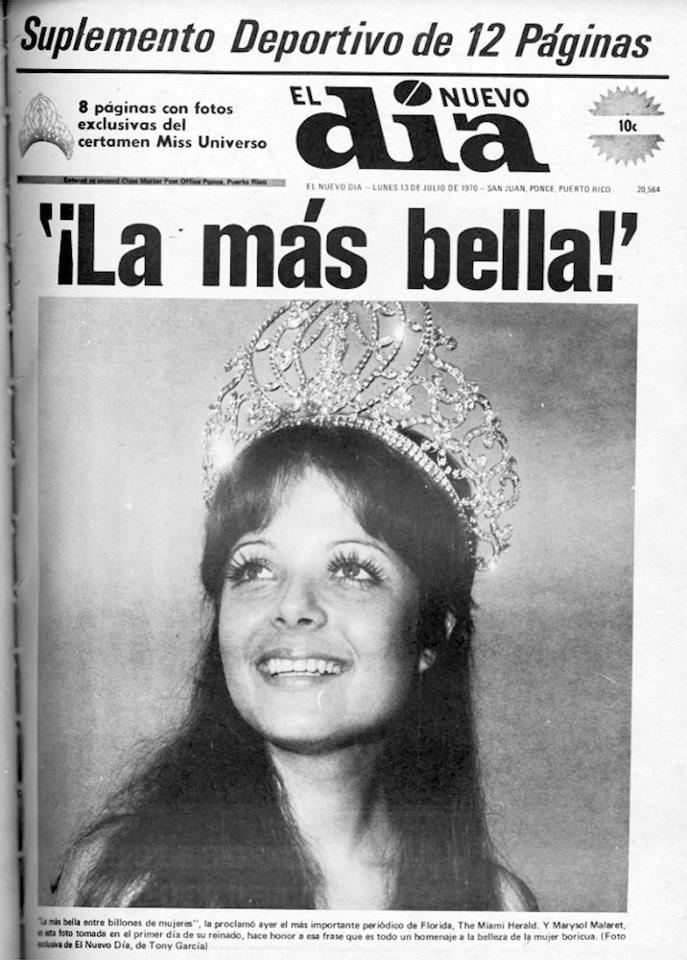 Marisol Malaret El 11 de julio de 1970 Marisol Malaret se convirti en la