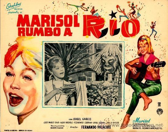 Marisol rumbo a Río marisol rumbo a rio 1963 lobby card original Comprar Carteles y