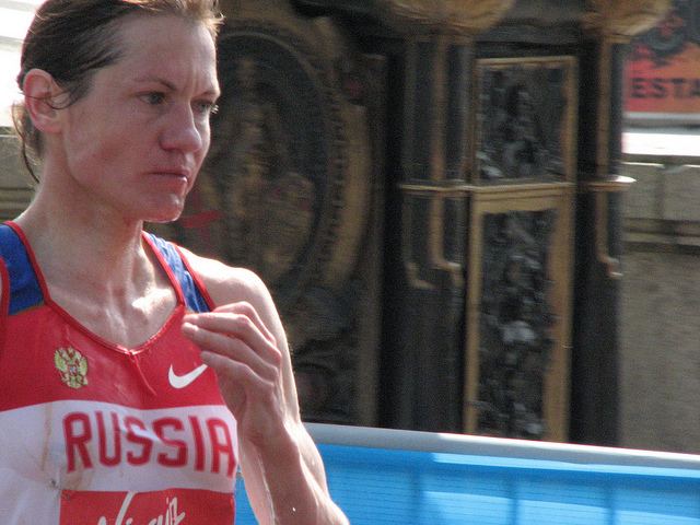 Mariya Konovalova 40yearold Mariya Konovalova runs 22227 marathon
