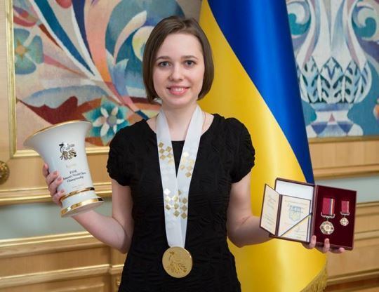 Mariya Muzychuk President Poroshenko awarded Mariya Muzychuk with Order