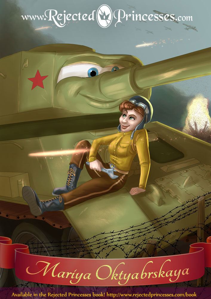 Mariya Oktyabrskaya Mariya Oktyabrskaya The TankDriving Widow