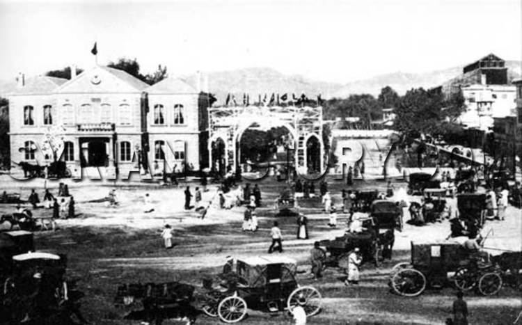 Marjeh Square Syrian History The Marjeh Square in downtown Damascus before World