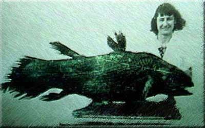 Marjorie Courtenay-Latimer DINOFISHcom COELACANTH CourtenayLatimer First Coelacanth