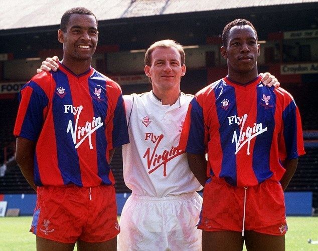 Mark Bright Alan Pardew played with Ian Wright and Mark Bright so its a mystery