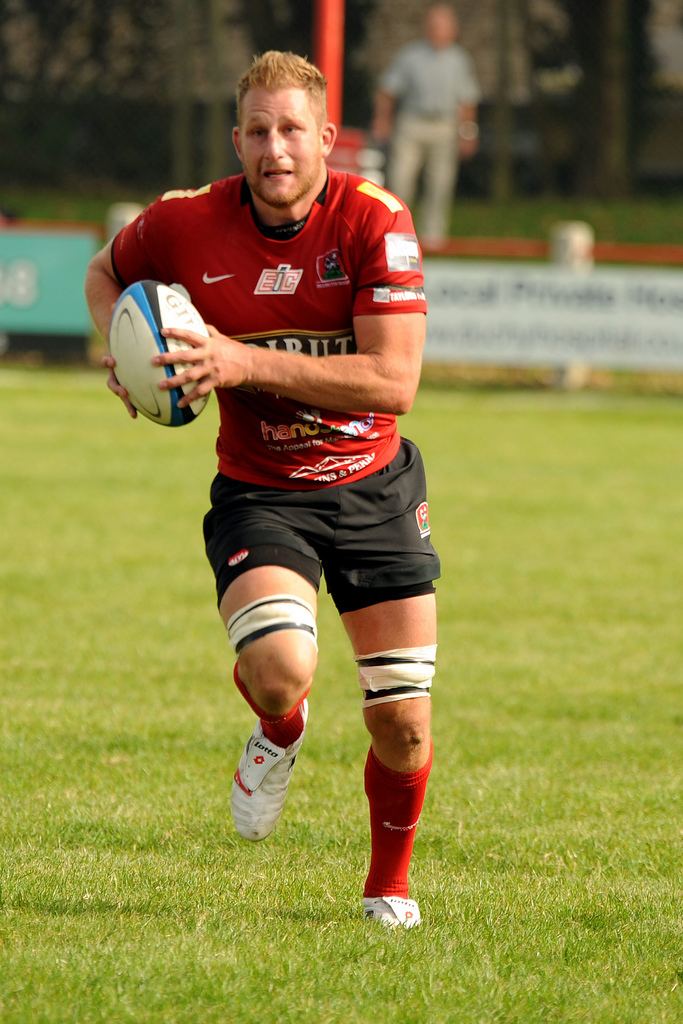 Mark Bright (rugby union) Mark Bright Redruth v Wharfedale Courtesy and copyright o Flickr