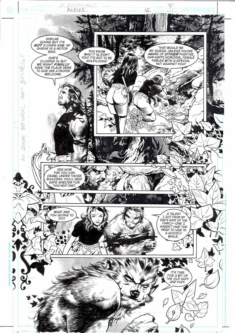 Mark Buckingham Fables 16 page 9 by Mark Buckingham in Joseph Melchiors Fables