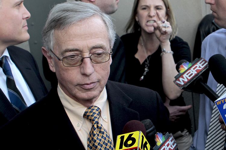 Mark Ciavarella Sandy Fonzo of WilkesBarre screams at former Judge Mark