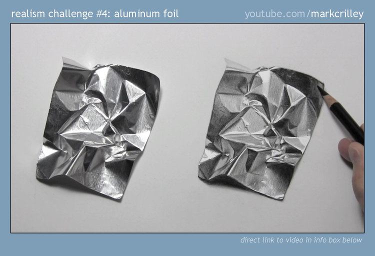 Mark Crilly Aluminum Foil Realism Challenge by markcrilley on DeviantArt