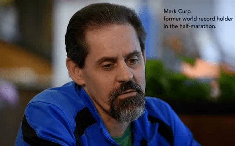 Mark Curp Former world record holder Mark Curp blows past cancer to race again