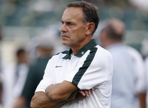 Mark Dantonio Michigan State39s Dantonio cuts off Michigan assistant