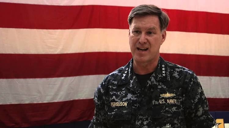 Mark E. Ferguson III Adm Mark Ferguson Visits US Naval Support Activity NSA