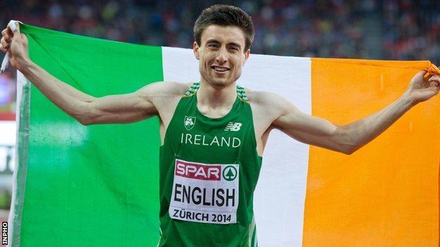 Mark English (athlete) BBC Sport Mark English Irish athlete of 2014 after