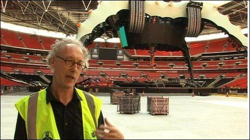 Mark Fisher (architect) BBC NEWS Entertainment Stadium rock from Beatles to Bono