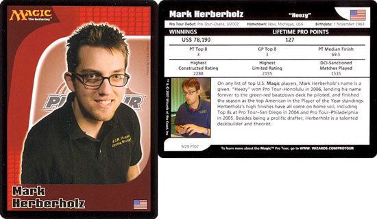 Mark Herberholz Mark Herberholz Pro Player Cards