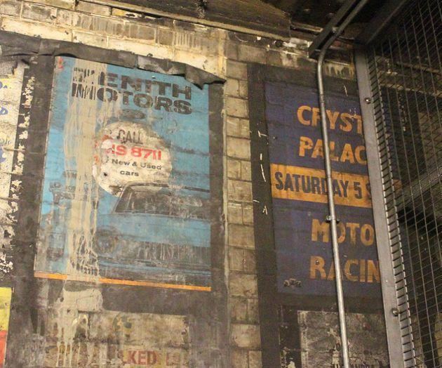 Mark Lane tube station Soviet Movie Poster in Abandoned Mark Lane Tube Station Urban Ghosts