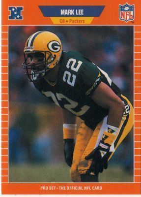 Mark Lee (American football) GREEN BAY PACKERS Mark Lee 132 Pro Set 1989 NFL American Football