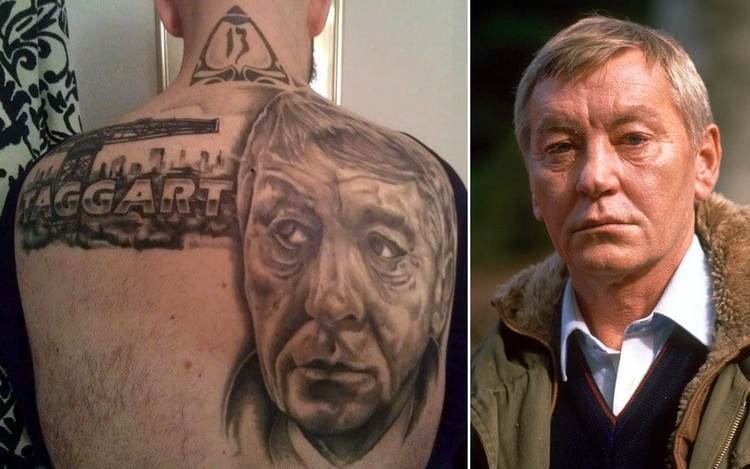 Mark McManus Giant Taggart tattoo wins Scottish award Telegraph