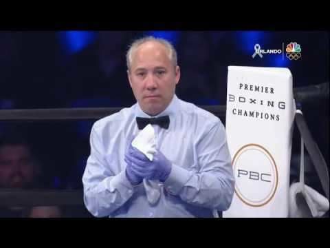 Mark Nelson (boxing referee) 20160618 Hugo Centeno Jr vs Mark Nelson Punch of the night