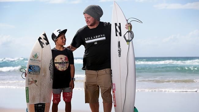 Mark Occhilupo Surfing great Mark Occhilupo39s son Jay scores Billabong