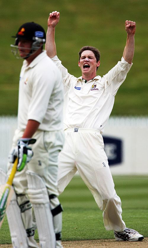 Mark Orchard (cricketer) Mark Orchard celebrates after dismissing Wellington batsman Matthew