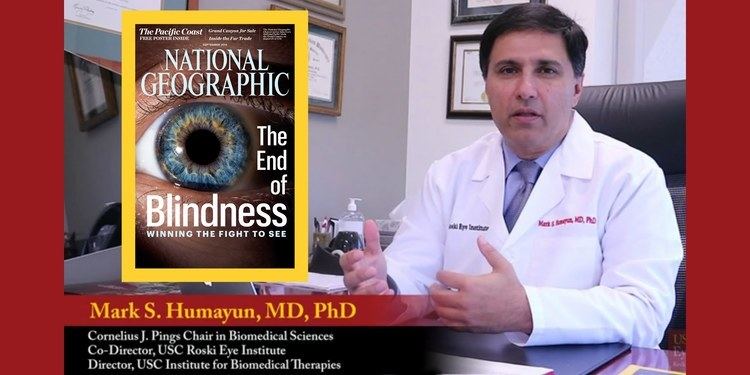 Mark S. Humayun Dr Mark S Humayun MD PhD talking about the National Geographic39s