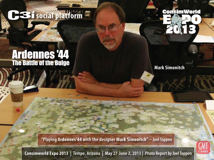 Mark Simonitch CSW Expo 2013 Playing Ardennes44 with the designer Mark Simonitch