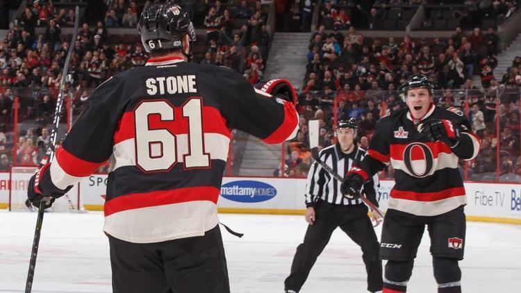 Mark Stone (ice hockey) Mark Stone lifts Senators past Stars