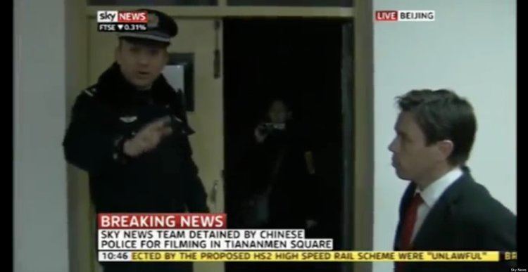 Mark Stone (journalist) Mark Stone Sky News Reporter Detained Live On Air In